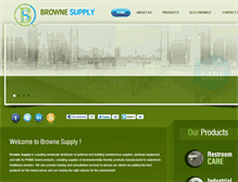 Tablet Screenshot of brownesupply.com